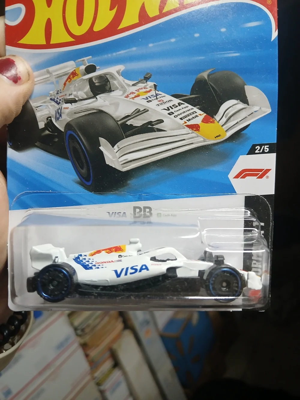 2026 Hot Wheels Formula 1 series die-cast model (number 68/250, 2/5) featuring t
